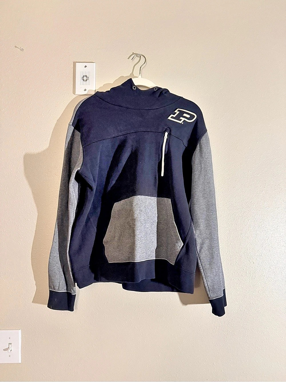 Nike College Purdue Men's Dri-FIT Hoodie Black & Gray